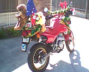 OzDOM #40 dressed for local Toy Run, 2001